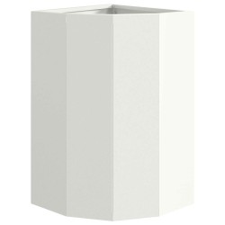 Jardinière d'Angle Blanc 30 x 30 x 50 cm Acier 538805538805