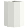 Jardinière d'Angle Blanc 30 x 30 x 50 cm Acier 538805538805