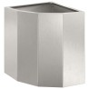 Jardinière d'Angle Argent 30 x 30 x 35 cm Acier inoxydable 538807538807
