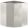 Jardinière d'Angle Argent 30 x 30 x 35 cm Acier inoxydable 538807538807