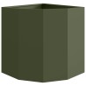 Jardinière d'Angle Vert olive 45 x 45 x 50 cm Acier 538808538808