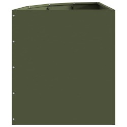 Jardinière d'Angle Vert olive 45 x 45 x 50 cm Acier 538808538808