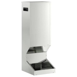 Nourrisseur pour cerfs Argent 28 x 30 x 80 cm Acier galvanisé 538809538809