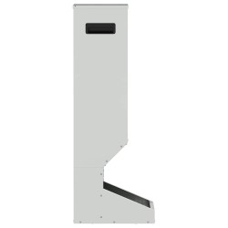 Nourrisseur pour cerfs Argent 28 x 30 x 80 cm Acier galvanisé 538809538809