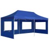Tente de réception pliable avec parois Aluminium 6 x 3 m Bleu 538810538810