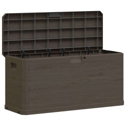 Boîte de rangement de jardin 280 L Marron 538814538814