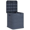 Boîte de rangement de jardin 90 L Anthracite 538817538817