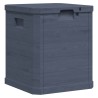 Boîte de rangement de jardin 90 L Anthracite 538817538817