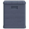 Boîte de rangement de jardin 90 L Anthracite 538817538817