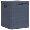 Boîte de rangement de jardin 90 L Anthracite 538817538817