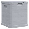 Boîte de rangement de jardin 90 L Gris clair 538818538818