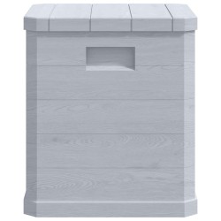 Boîte de rangement de jardin 90 L Gris clair 538818538818