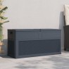 Boîte de rangement de jardin 320 L Anthracite 538820538820