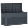 Boîte de rangement de jardin 320 L Anthracite 538820538820