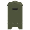 Bac de nourrissage pour poules Vert olive 81 x 32 x 53,5 cm 538821538821