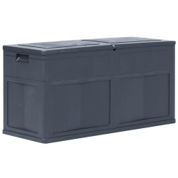 Boîte de rangement de jardin 320 L Noir 538822538822
