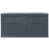 Boîte de rangement de jardin 320 L Noir 538822538822