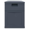 Boîte de rangement de jardin 320 L Noir 538822538822
