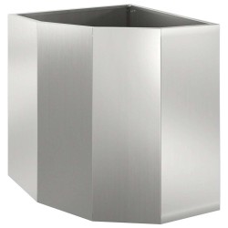 Jardinière d'Angle Argent 45 x 45 x 50 cm Acier galvanisé 538825538825