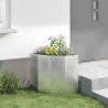 Jardinière d'Angle Argent 45 x 45 x 50 cm Acier galvanisé 538825538825