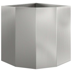 Jardinière d'Angle Argent 45 x 45 x 50 cm Acier galvanisé 538825538825