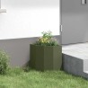 Jardinière d'Angle Vert olive 30 x 30 x 35 cm Acier 538830538830