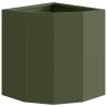 Jardinière d'Angle Vert olive 30 x 30 x 35 cm Acier 538830538830