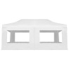 Tente de réception pliable avec parois Aluminium 6 x 3 m Blanc 538832538832