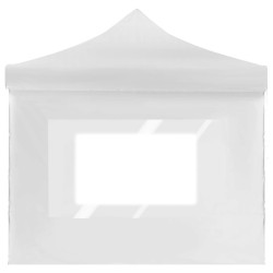Tente de réception pliable avec parois Aluminium 6 x 3 m Blanc 538832538832