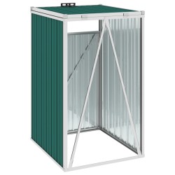 Abri de poubelle Vert 72x81x121 cm Acier 538835538835