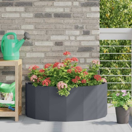 Jardinière Anthracite 90 x 45 x 35 cm Acier 538838538838