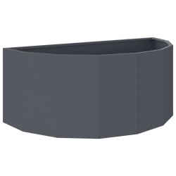 Jardinière Anthracite 90 x 45 x 35 cm Acier 538838538838