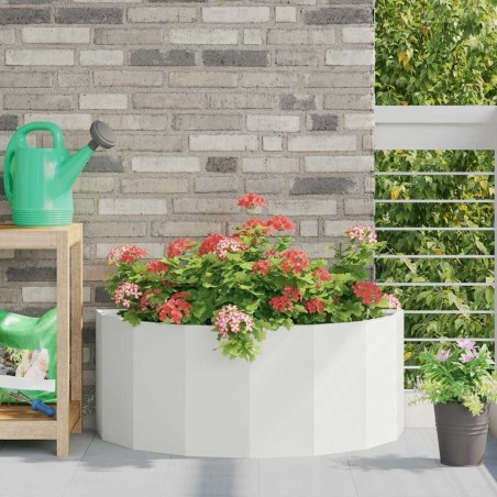 Jardinière Blanc 90 x 45 x 35 cm Acier 538840538840