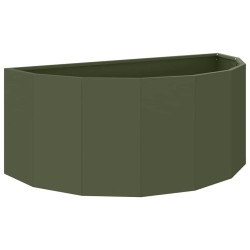 Jardinière Vert olive 90 x 45 x 35 cm Acier 538841538841