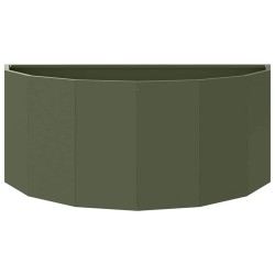 Jardinière Vert olive 90 x 45 x 35 cm Acier 538841538841