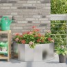 Jardinière Argent 90 x 45 x 35 cm Acier inoxydable 538843538843
