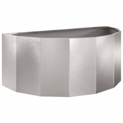 Jardinière Argent 90 x 45 x 35 cm Acier inoxydable 538843538843