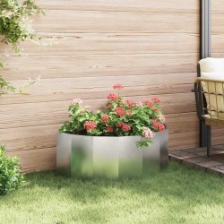 Jardinière Argent 90 x 45 x 35 cm Acier inoxydable 538843538843