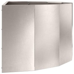 Jardinière Argent 90 x 45 x 35 cm Acier inoxydable 538843538843