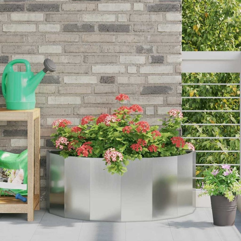 Jardinière Argent 90 x 45 x 35 cm Acier galvanisé 538844538844