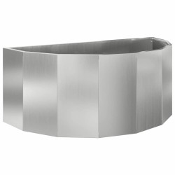 Jardinière Argent 90 x 45 x 35 cm Acier galvanisé 538844538844