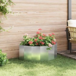 Jardinière Argent 90 x 45 x 35 cm Acier galvanisé 538844538844