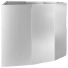 Jardinière Argent 90 x 45 x 35 cm Acier galvanisé 538844538844