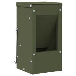 Distributeur pour lapins Vert olive 12,5 x 12,5 x 25 cm 538854538854