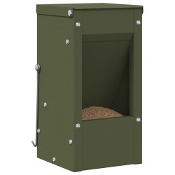 Distributeur pour lapins Vert olive 12,5 x 12,5 x 25 cm 538854538854