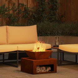 Braise Rouillé 50 x 50 x 40 cm Acier patiné 538856538856