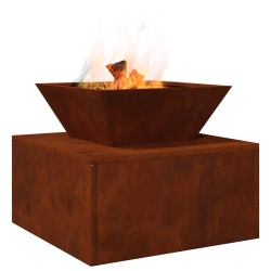 Braise Rouillé 50 x 50 x 40 cm Acier patiné 538856538856