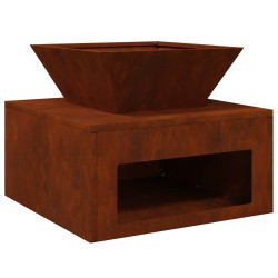 Braise Rouillé 50 x 50 x 40 cm Acier patiné 538856538856
