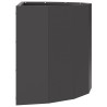 Jardinière Noir 60 x 30 x 35 cm Acier 538858538858