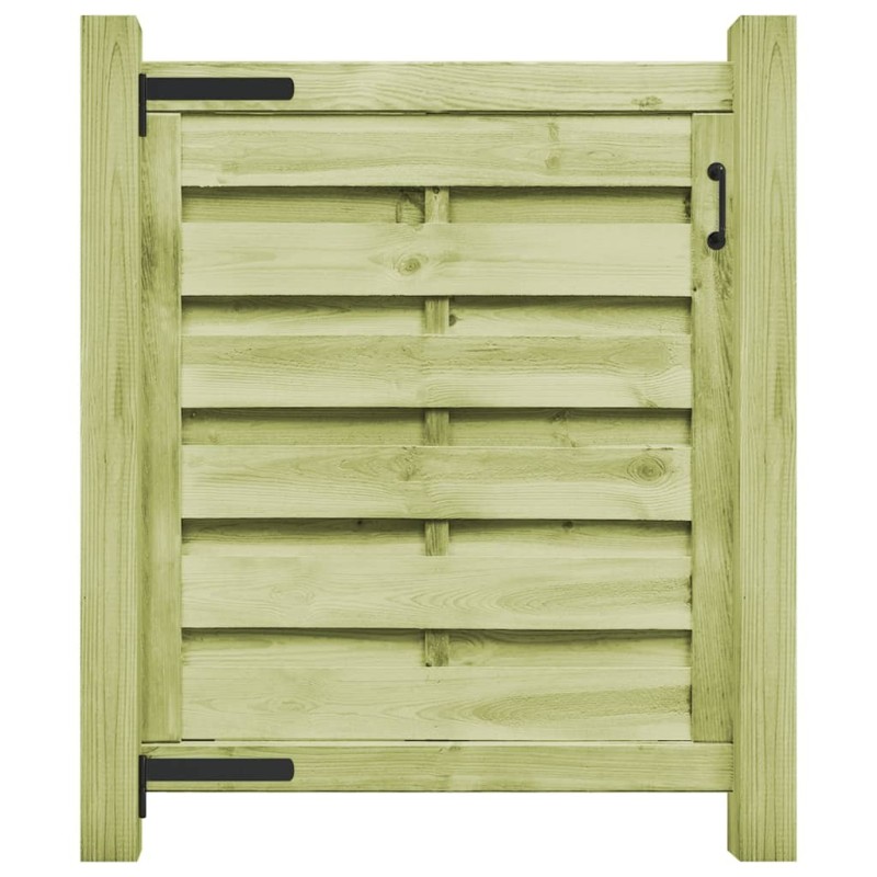 Portillon Bois de pin imprégné 100x100 cm Vert 538860538860